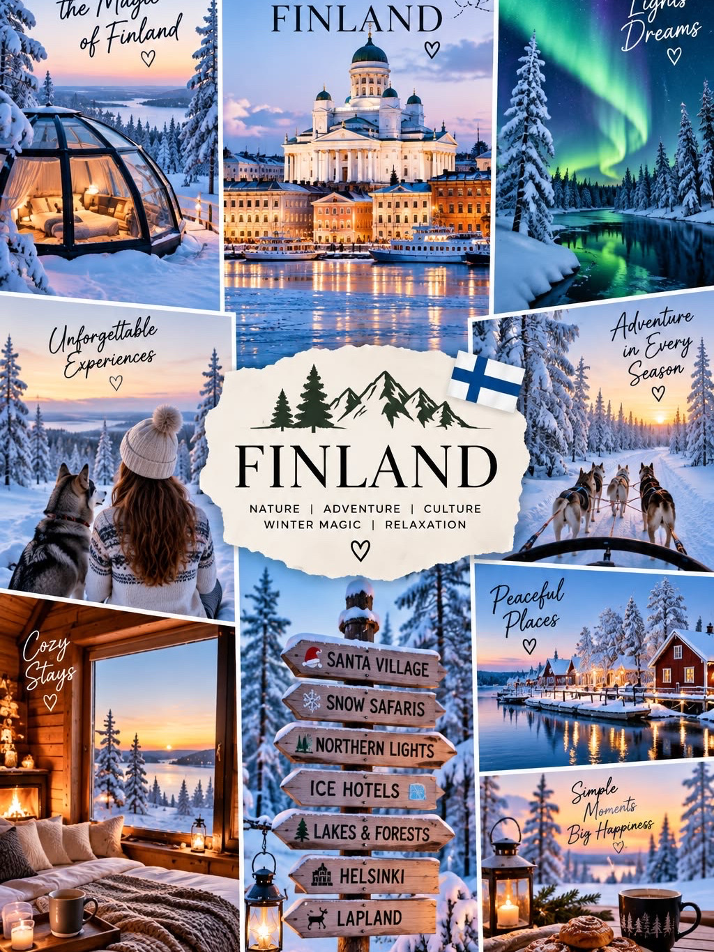 🇫🇮✨ FINLAND — WHERE FAIRYTALES COME TO LIFE! ❄️💙