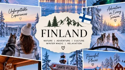 🇫🇮✨ FINLAND — WHERE FAIRYTALES COME TO LIFE! ❄️💙 — traveler post in Levi