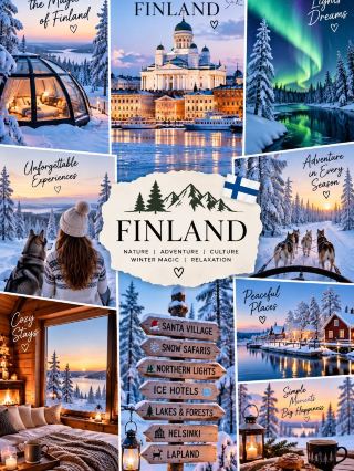 🇫🇮✨ FINLAND — WHERE FAIRYTALES COME TO LIFE! ❄️💙
