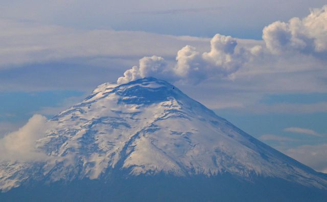 Ecuador's volcano has been in a continuous state of activity.