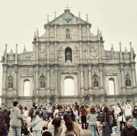 The Ruins of St. Paul and Macau street