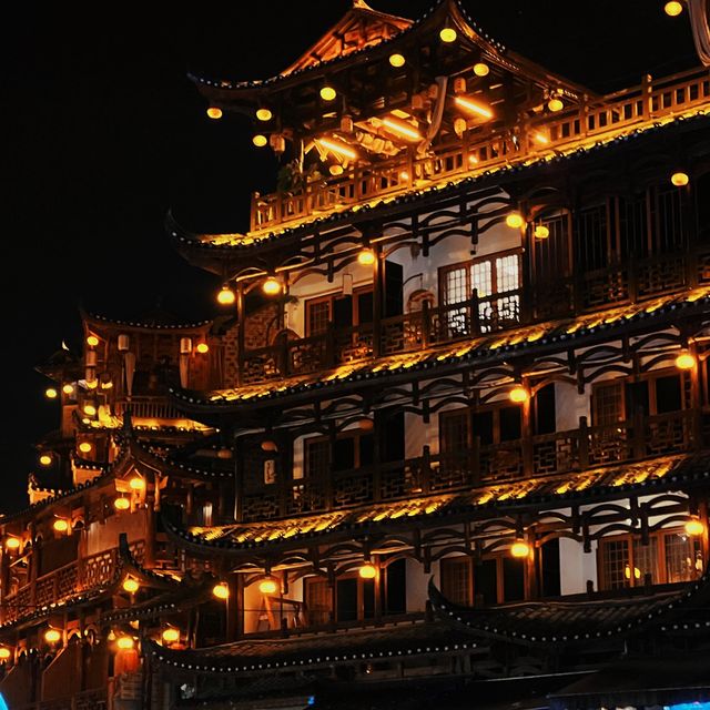 Beautiful ancient Chinese town 