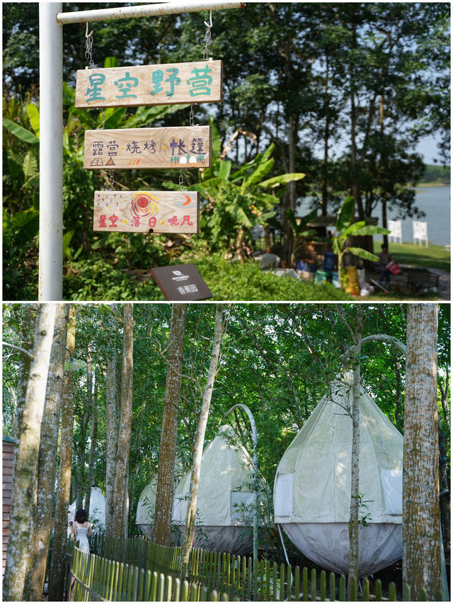 南麗湖星空野營是我嚮往的生活～舒坦