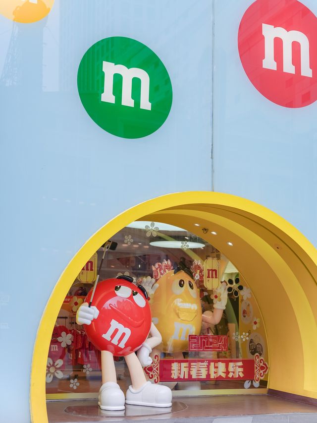 上海旅行帶娃體驗拉M&M豆的快樂