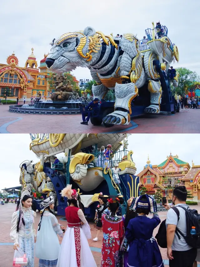 ในสวนสนุกทางทะเลแห่งเซี่ยงไฮ้ ไฮชาง พบกับการแสดงที่มีสไตล์พื้นเมืองที่สุด