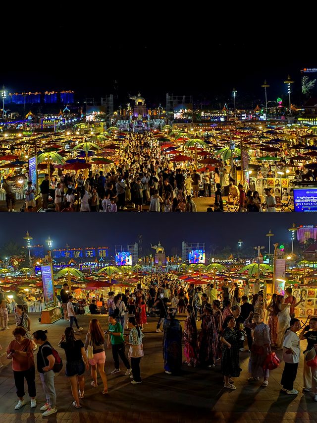 亞洲最大的夜市之一丨西雙版納星光夜市