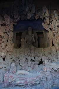 獨樂寺泥塑。
