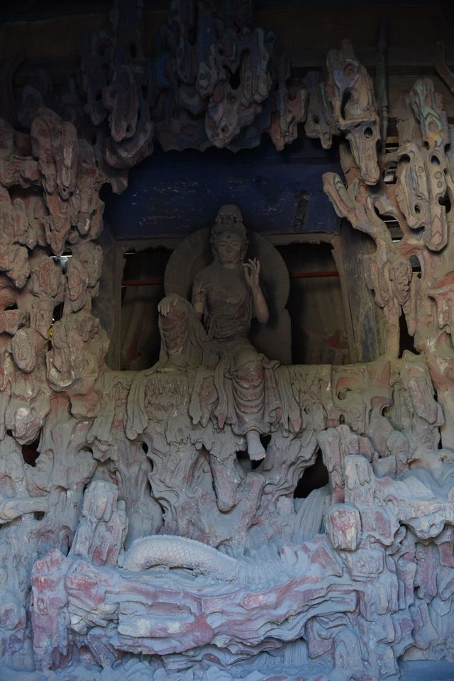 獨樂寺泥塑。