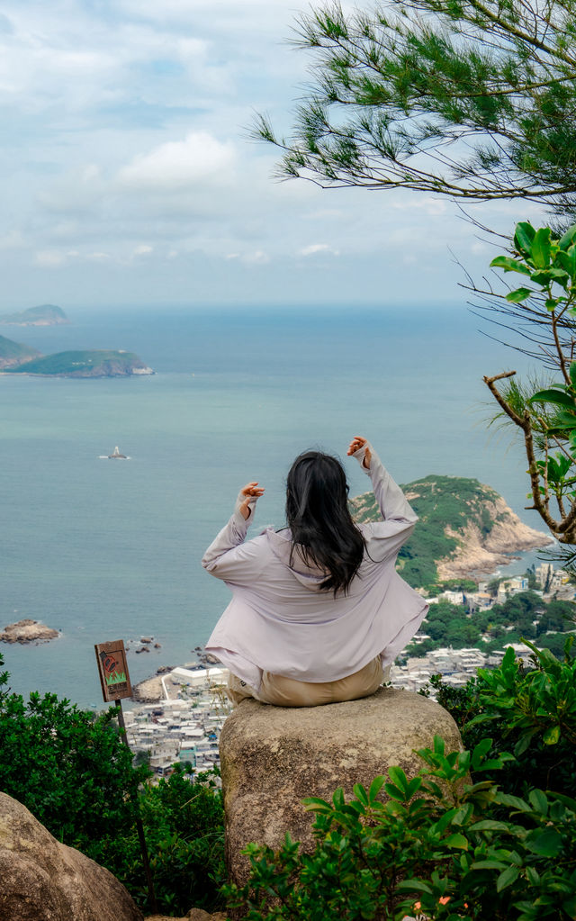 香港這個徒步景點太美了！好像佩尼達島。