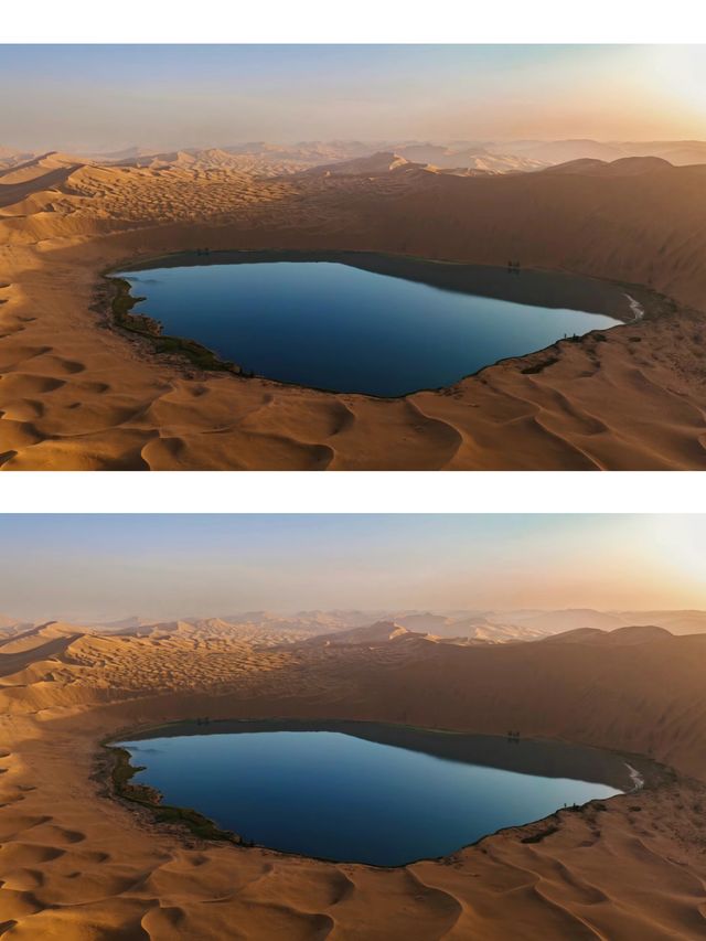 內蒙古巴丹吉林沙漠。