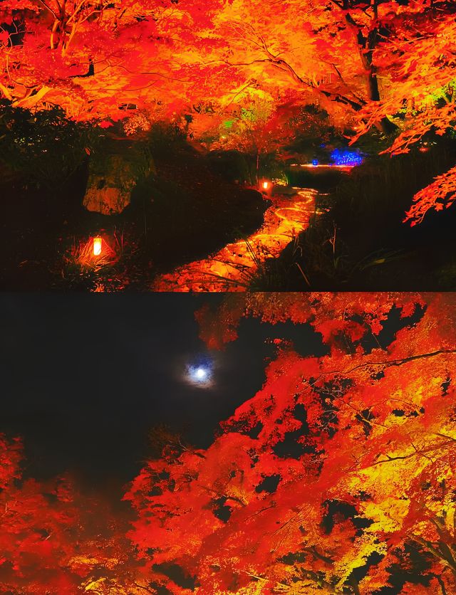 京都賞楓圖鑑：寶嚴院。