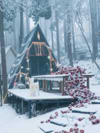 這個冬天一定要來大明山滑一次雪！