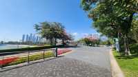 冬天深圳后海中心河公園逛一逛