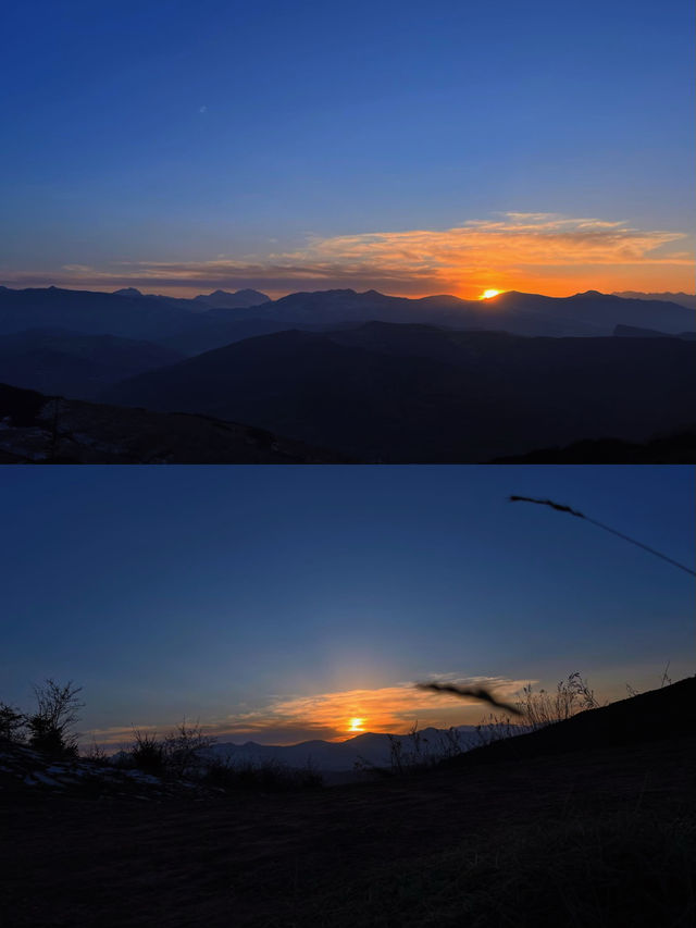 貓兒山看日落