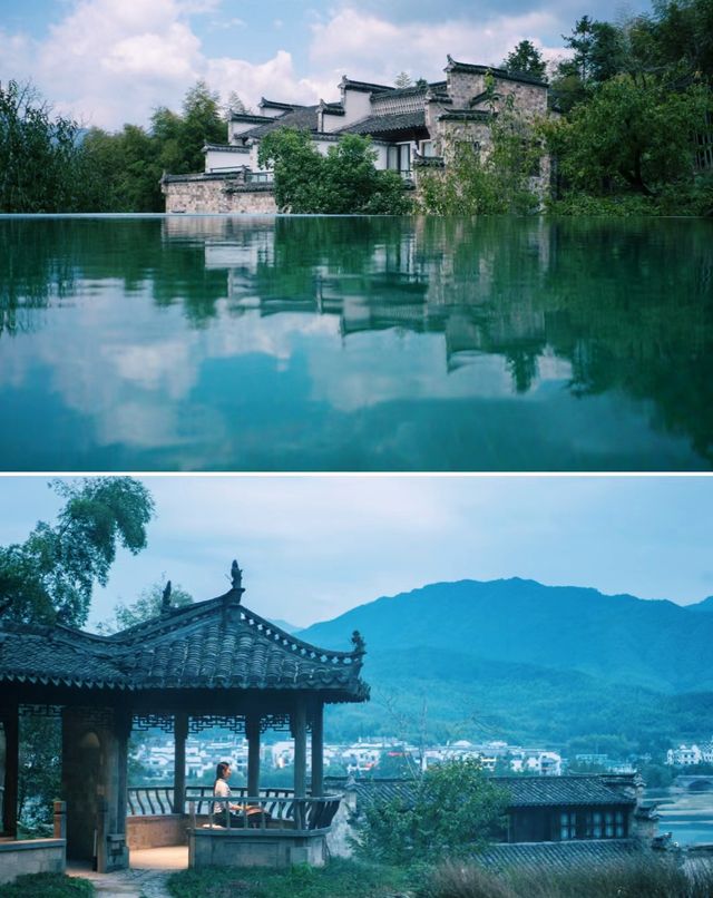 入住宏村旁的青梅學社·詩莉莉徽州古宅酒店
