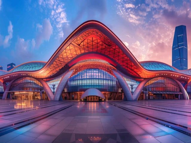 Guangzhou opera house is worth visiting in the city 🇨🇳