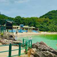 🏝️【西貢半月灣｜香港隱藏版玻璃海！果凍色海水靚到唔捨得走】