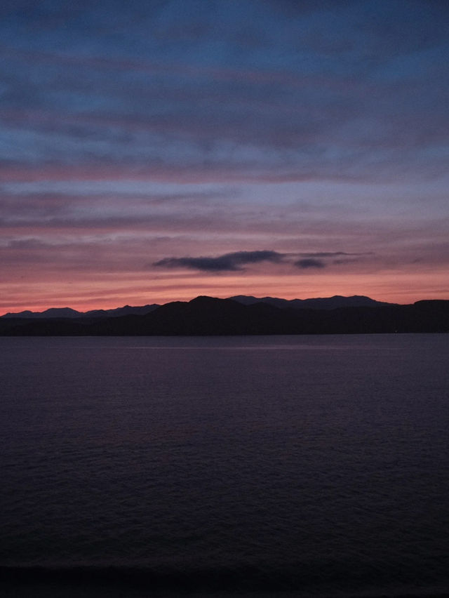 🚢 Blue Hour on Spectrum of the Seas — How could you not fall in love? 