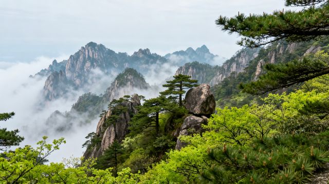 黃山景區範圍廣大，景點眾多，合理的路線是成功遊覽的關鍵。  經典一日遊路線（前山上，後山下，精力集中