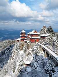 雪後嵩山宛如仙境錯過等一年！中原版冰雪奇緣