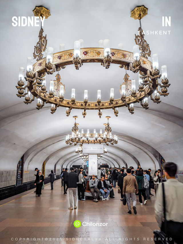 蘇聯美學的延續 | 塔什乾地鐵站巡禮