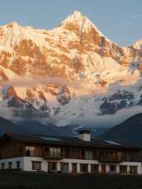 林芝親子錯峰遊！松贊山居帶娃看冰川雪山