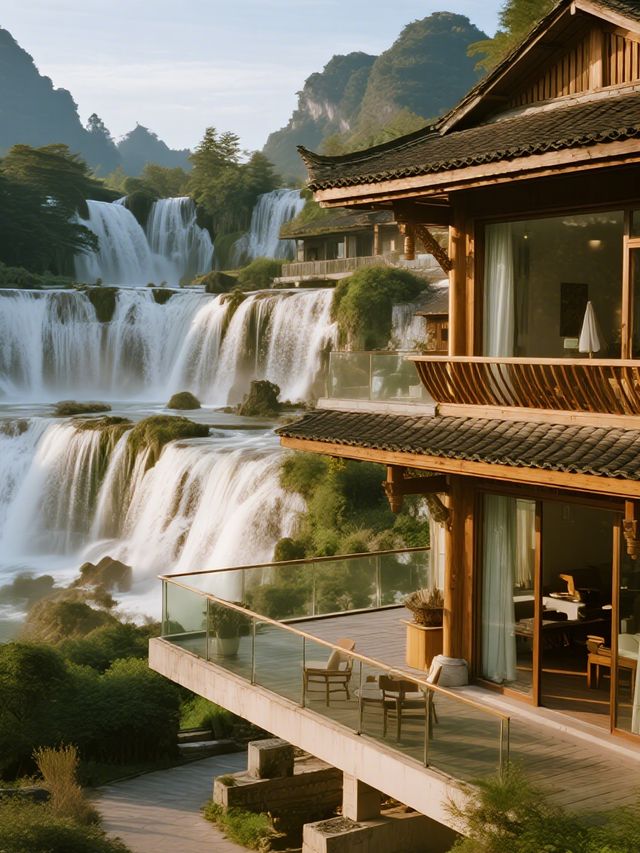 暖冬貴州親子遊瀑布懸崖民宿,帶娃住進24℃的夏天 暖冬貴州親子遊瀑布懸崖民宿,帶娃住進24℃的夏天