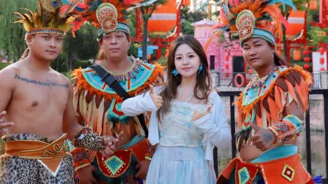 สวนสนุกที่อยู่ห่างจากซีอานเพียง 30 นาทีโดยรถยนต์นั้นได้รับความนิยมอย่างมาก! — traveler post in จิงหยาง