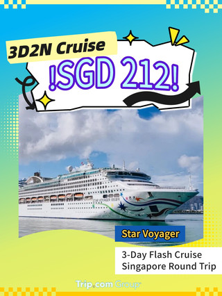 S$212 Up | 3-Day Slow Cruise on Star Voyager | Singapore RT
