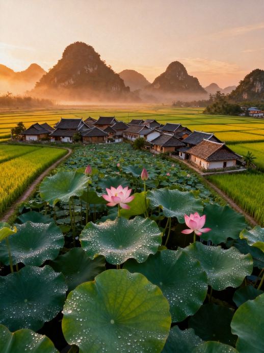 風景 普者黒6月｜万畝の蓮が咲き誇る水上の仙境 | Trip.com 丘北