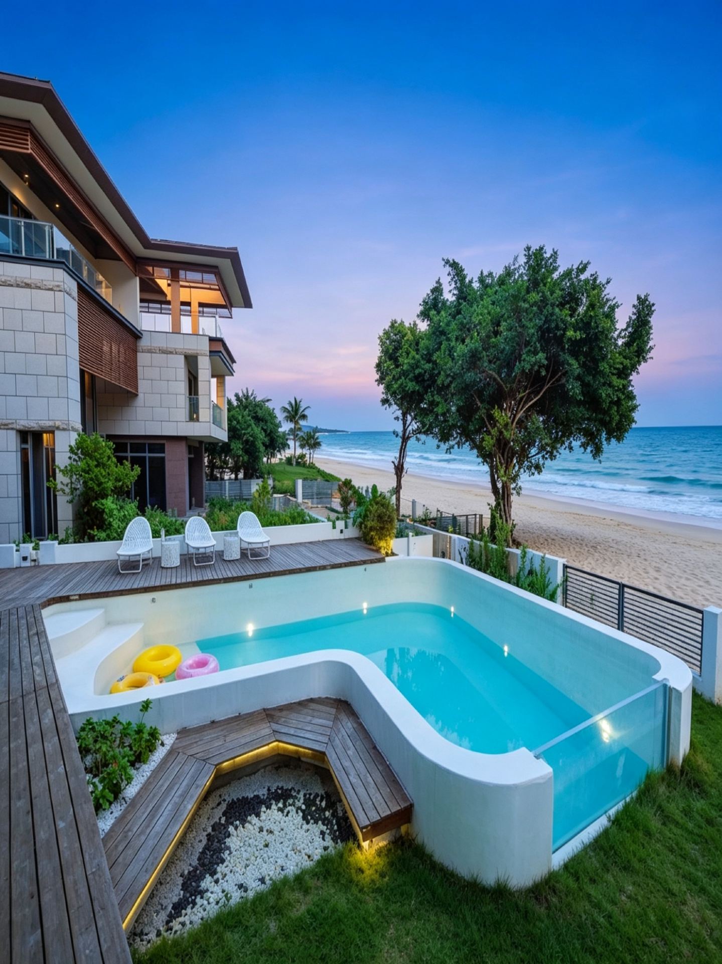 Spend your summer vacation at a beachfront villa in Hailing Island that you'll never forget