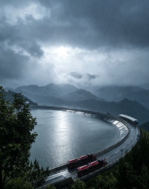Anji Jiangnan Tianchi | Misty rain locks the green mountains, a