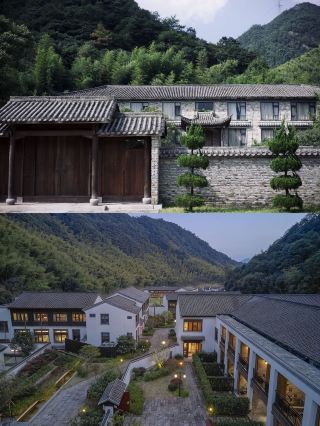 Hot spring villa hidden in the valley: soak in the springs while gazing at the bamboo sea