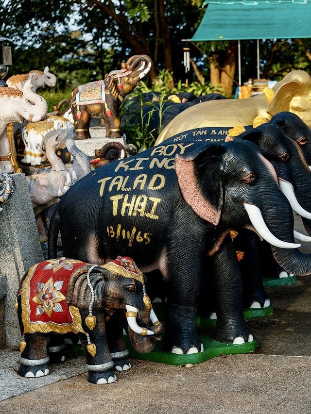 The Elephant Shrine at Promthep cape