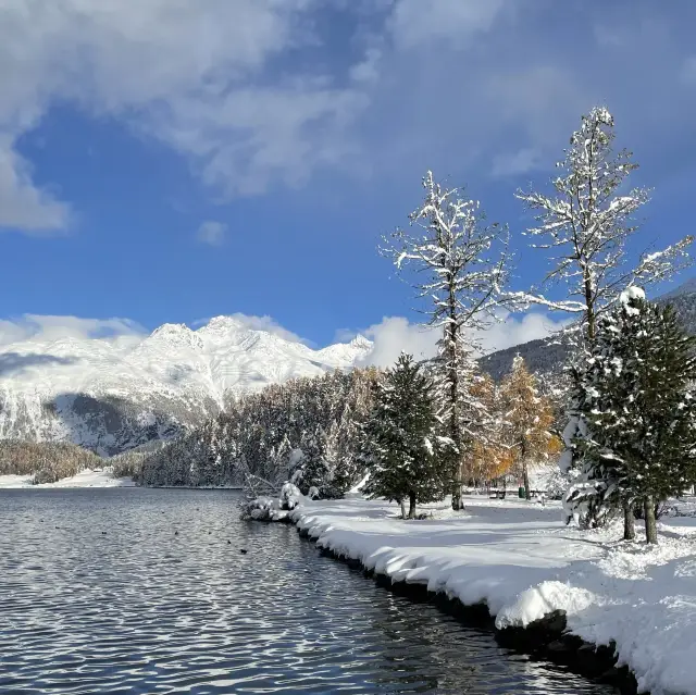 Winter Bliss at Lake St. Moritz