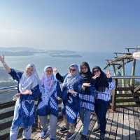 Magnificient view of Langkawi from the top