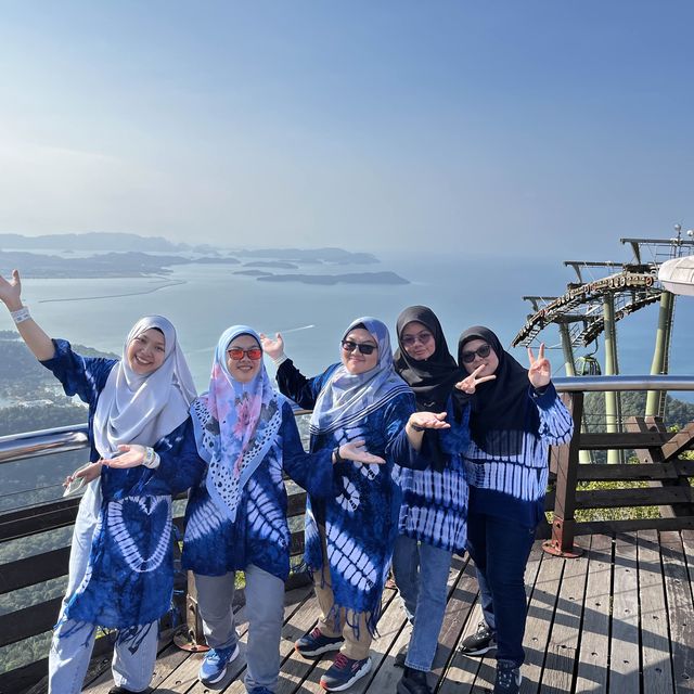 Magnificient view of Langkawi from the top