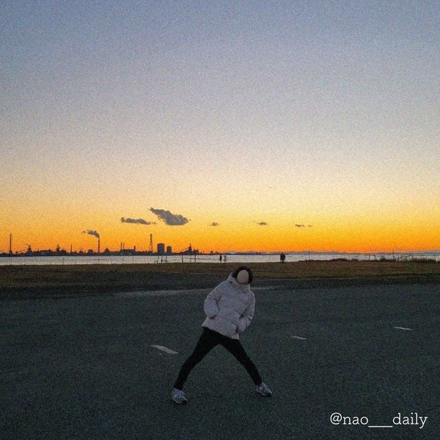 【夕日×海×富士山🗻千葉のウユニ塩湖】