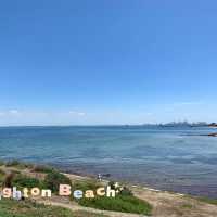 澳洲🦘必到打卡沙灘🏖️Brighton Beach😙紅爆彩虹🌈Bathing Boxes😍