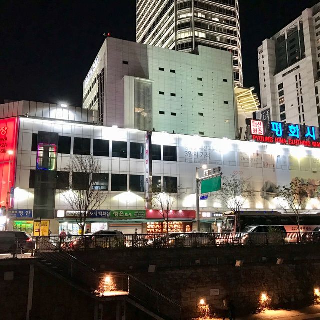 Exploring downtown Seoul