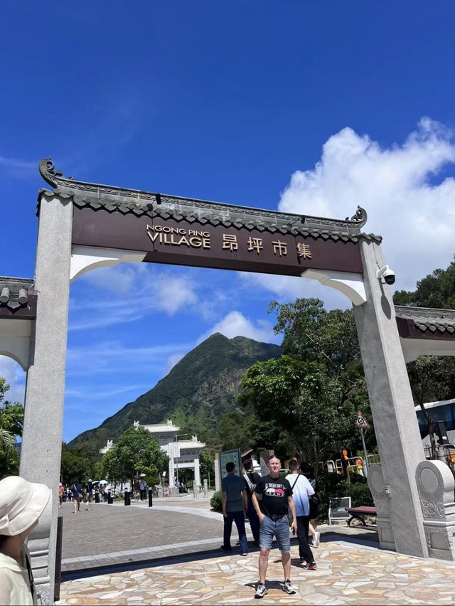 飛越夕陽探訪天空之城🚡🌅🏯 昂坪360纜車