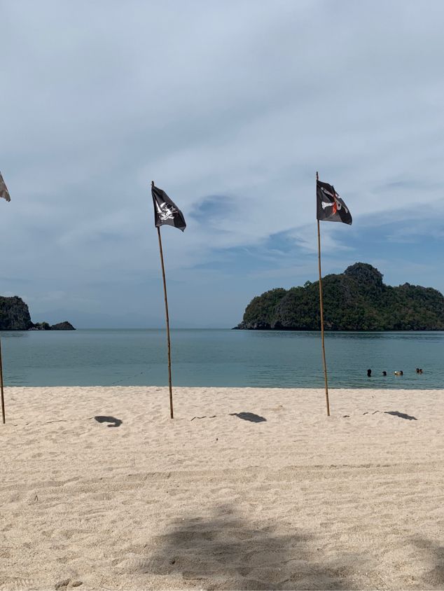 Relaxing Beach at Tanjung Rhu Langkawi
