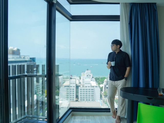ที่พักพัทยา บรรยากาศดี วิวทะเลปังๆ