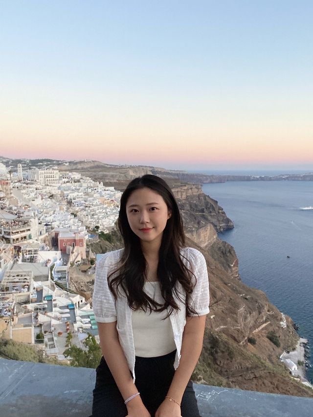 내 마음 속 원픽, 산토리니 피라마을💙🩵🤍
