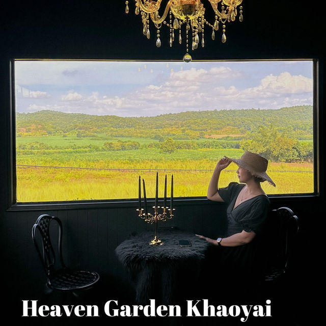 คาเฟ่ลับแห่งใหม่ Heaven garden khaoyai 🍹  