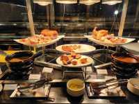 Lunch buffet at Henna lagoon resort 