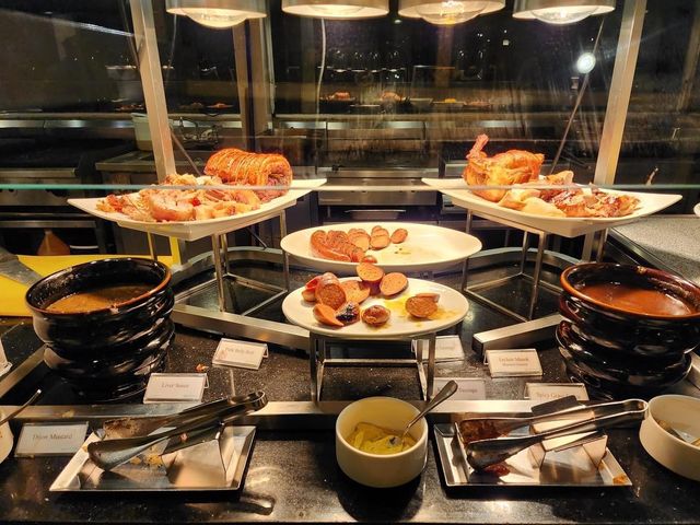 Lunch buffet at Henna lagoon resort 