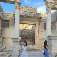 土耳其🇹🇷以弗所｜艾菲索斯古城，具特色的大理石鋪面道路