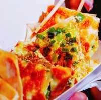 「臺北饒河街觀光夜市」美食多😋😋