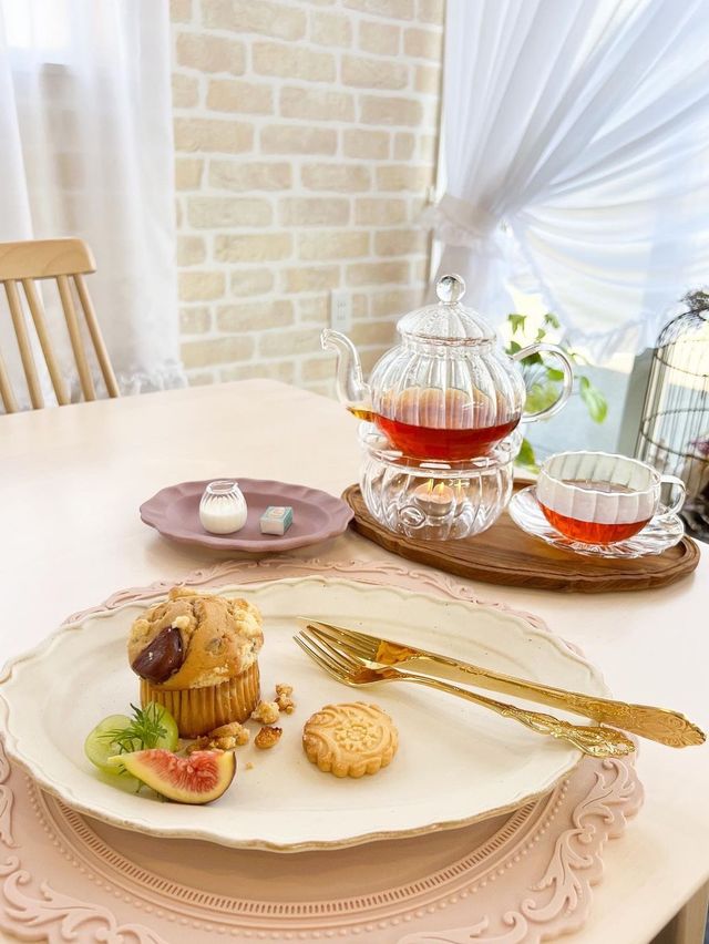 【福岡カフェ】小さなティールームで優雅なひととき